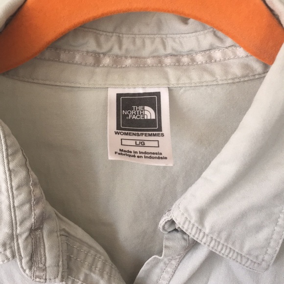 The North Face tan button down shirt - Picture 3 of 7